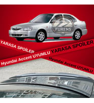 Hyundai Accent Admira Milenyum Bagaj Üstü Yarasa Spoiler Piano Black Bagaj Üstü Spoyler