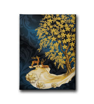 Kromatik Gold Geyikli Tablo MİND194