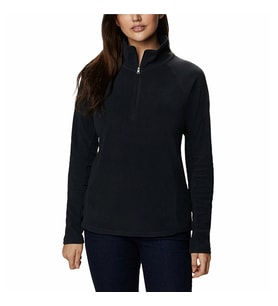 Columbia Ak1131 Glacial Iv 1/2 Zip Kadın Polar (Siyah)