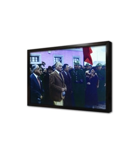 Atatürkün Sağlıkla İlgili Çalışmaları Çerçeveli Mdf Tablo