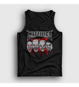 Presmono Unisex Siyah Band V2 Metallica Atlet 291297tt