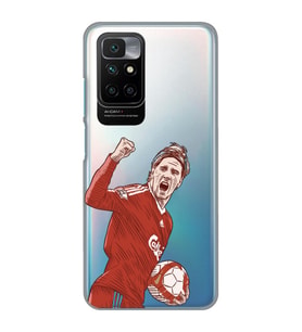 Redmi 10 2022 Uyumlu Fernando Torres Desenli Şeffaf Telefon Kılıfı