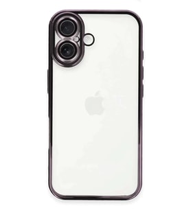 iPhone 16 Plus Kılıf Razer Lensli Silikon - Mor
