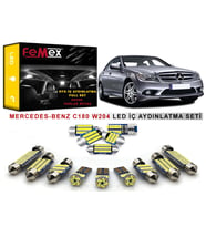 Mercedes C180 W204 Kasa LED İç Aydınlatma Ampul Seti FEMEX Parlak Beyaz