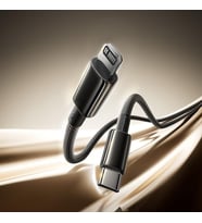 Lexroo Tungsten Gold Air 30W Type-C to Lightning Hızlı Şarj ve Veri Aktarım Kablosu