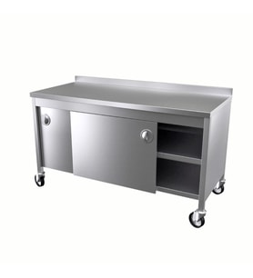 Vital  VCT-HDA-146 Çalışma Tezgahı Hareketli Dolaplı Ara Raflı