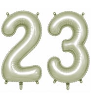 23 Rakam Folyo Balon Yeşil Rengi (76 cm)