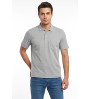 Erkek Polo Yaka Kısa Kollu Cepli Tişört Klasik Kalıp 5301 BGL-ST05532