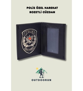 Polis Özel Harekat Rozetli Cüzdan