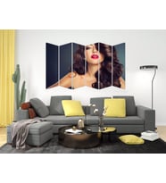 KADIN SAÇ MODELİ KUAFÖR MDF TABLO-1015 MODEL-B