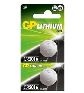 Gp Lithium Para Pil Cr 2016 - 2 adet