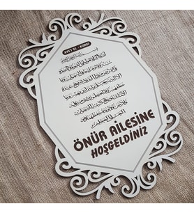 Kişiye Özel Dekoratif Ahşap Kapı Süsleri