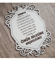 Kişiye Özel Dekoratif Ahşap Kapı Süsleri