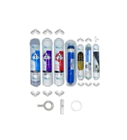 PWS Kapalı Kasa Su Arıtma Cihazı  STD 7li Reverse Osmosis mebran B12 Alkali+şeffafmineral+gümüş iyon