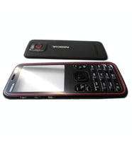 Nokia 5630 Kapak + Tuş Takımı + ön Kapak Arka Kapak  Siyah Renk