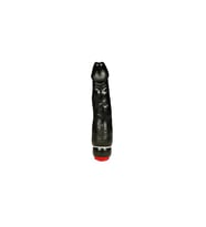 River World Titreşimi Olan Siyahi Harika Gerçekçi 18 cm'lik Vibratör