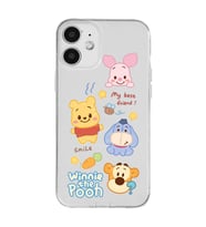 Iphone 12 Uyumlu Winnie The Pooh Tasarımlı Şeffaf Telefon Kılıfı