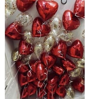 Sevgililer Günü Sürpriz Kalpli Balon Süsleme