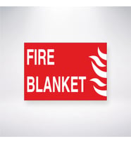 Fire Blanket 21x28 Arkası Yapışkanlı Levha