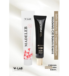 W-Lab Kozmetik Madeleb Krem 40 ML + Selin Beauty BB Cream Medium 40 ML