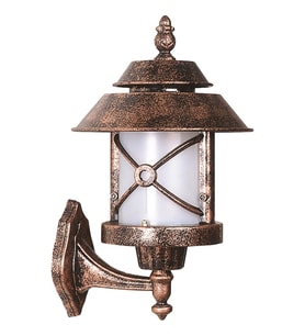 AVONNI BAP-68199-BKR-M1 Kahverengi Boyalı Dış Mekan Aydınlatma E27 ABS Polikarbon Cam 30x26cm