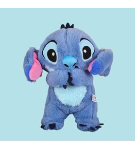 nefes alan peluş ayıcık lilo ve stitch (Mavi)