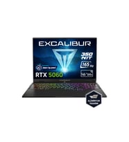Excalibur G915 AI Intel Core Ultra 7-356H 32GB 1TB RTX5060 165HZ 16" W11H Gaming Laptop G915.356H-DF60A-C