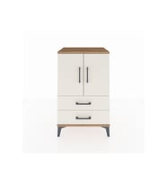 Hyperion Komodin 2 Raflı 2 Çekmeceli 2 Kapaklı 60x44x96 Çam-Aytaşı