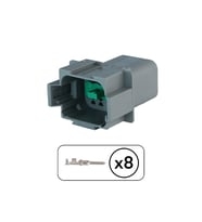 DT04-8P Dişi Konnektör 8 Pin Kablosuz