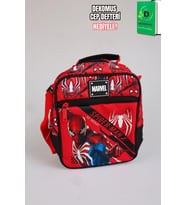 x Dekomus Lisanslı Spiderman Gamevers Collection Termoslu Beslenme Çantası Dekomus Cep Defteri Hediyeli