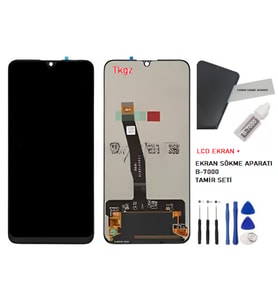 Tkgz Honor 10 Lite Uyumlu Lcd Ekran Dokunmatik Servis + B-7000 + TAMİR SETİ