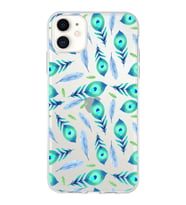 PrintiFy Apple  iPhone 11 ile Uyumlu 1mm Slim Fit Nazar Boncuğu 3 Baskılı Şeffaf  Kılıf
