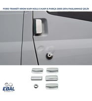 Ford Transit Krom Kapı Kolu 5 Kapı 6 Parça 2003-2014  P Çelik