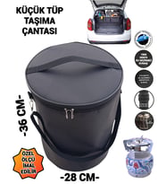 küçük tüp taşıma çantası (Siyah)