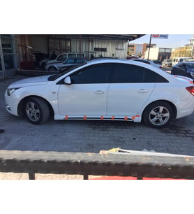 chevrolet cruze yan marşpiyel takımı -  FİBER - BOYASIZ