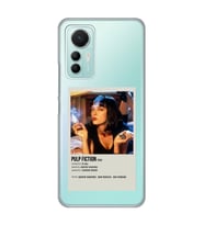 Xiaomi Mi 12 Lite Uyumlu Pulp Fiction Minimalist Poster Desenli Şeffaf Telefon Kılıfı