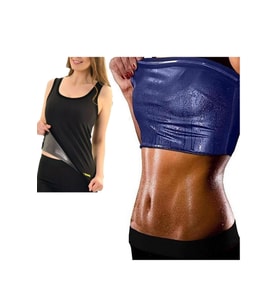 Dynamic Sauna Atlet Terleme Atleti Unisex L-XL Beden (Siyah)