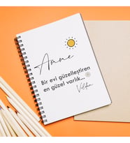Anne Tasarımlı Defter Kişiye Özel