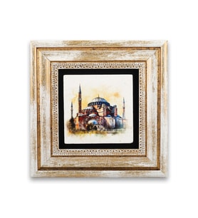 Taş Duvar Tablo 20*20 cm Ayasofya Camii 1