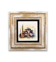 Taş Duvar Tablo 20*20 cm Ayasofya Camii 1