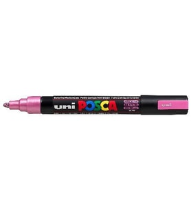 Uni Posca PC-5M Boyama Markörü 1.8-2.5 mm METALİK PEMBE 