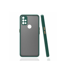 OnePlus Nord N10 5G Uyumlu Kılıf Zore Hux Kapak (Koyu Yeşil)