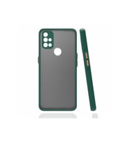 OnePlus Nord N10 5G Uyumlu Kılıf Zore Hux Kapak (Koyu Yeşil)