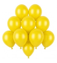 Sarı Renk Lateks Pastel Balon (13 cm) - 10 Adet