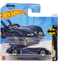 Hot Wheels - Batman & Robin Batmobile - Batman 2/5 - Htd51 - Short Card - Dc - Koyu Mavi - Mattel 20 (Çok Renkli)