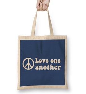 Love One Another Bez Çanta Uzun Saplı