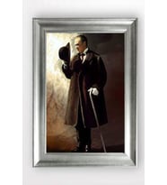 Gümüş Çerçeveli Atatürk Tablo cv770