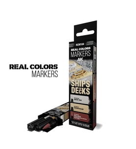 AK RCM104 Real Colors Marker Seti, Gemi ve Güverte Boyama, 3 Adet
