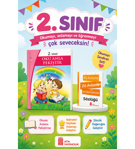 2.Sınıf Oku Anla Pekiştir + Eş Anlamlı, Zıt Anlamlı ve Eş Sesli Kelimeler Sözlüğü