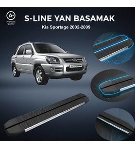 Kia Sportage S-Line Premium Krom Yan Basamak 2002-2009